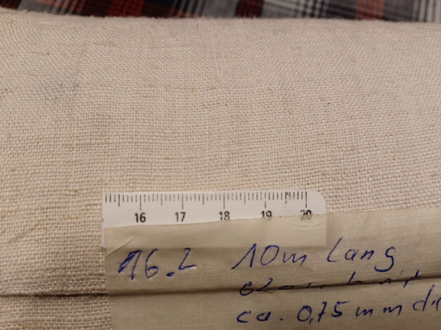 16.02 (10 x 0,62m x 0,75mm) Altes Bauern Leinen Landhaus Leinenstoff Leinenballen