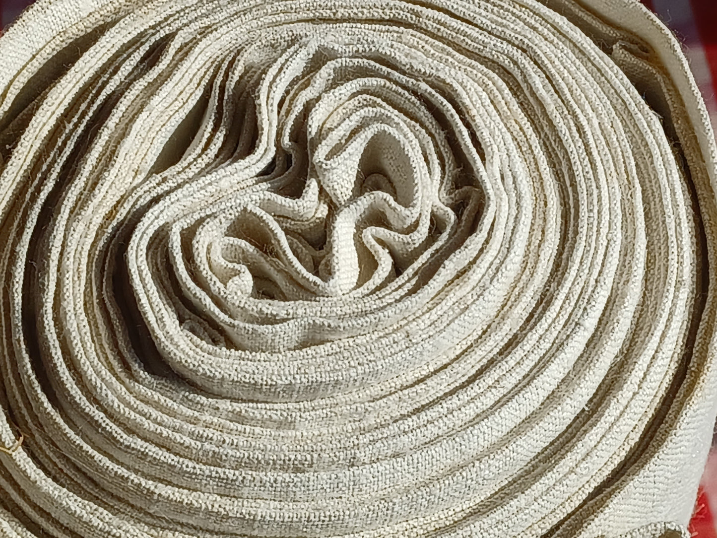 19.44 (9,9m x 0,66m x 0,55mm) Altes Bauern Leinen Landhaus Leinenstoff Leinenballen