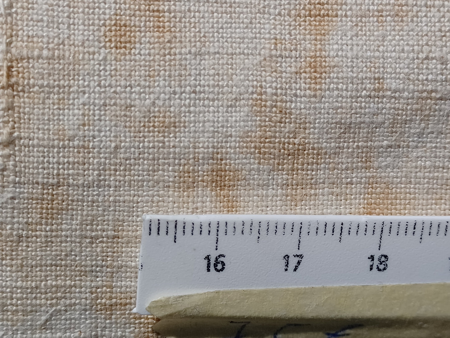 19.82 (10,60m x 0,68m x 0,50mm) Altes Bauern Leinen Landhaus Leinenstoff Leinenballen