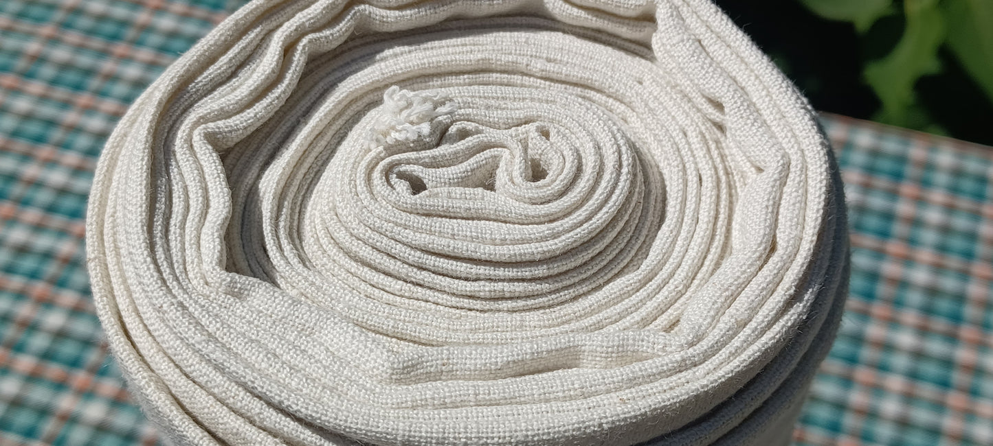 19.89 (5,0m x 0,68m x 0,5mm) Altes Bauern Leinen Landhaus Leinenstoff Leinenballen