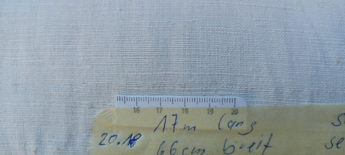 20.18 (17m x 0,66m x 0,5mm) Leinenballen Leinen Landhaus Leinenstoff Bauernleinen