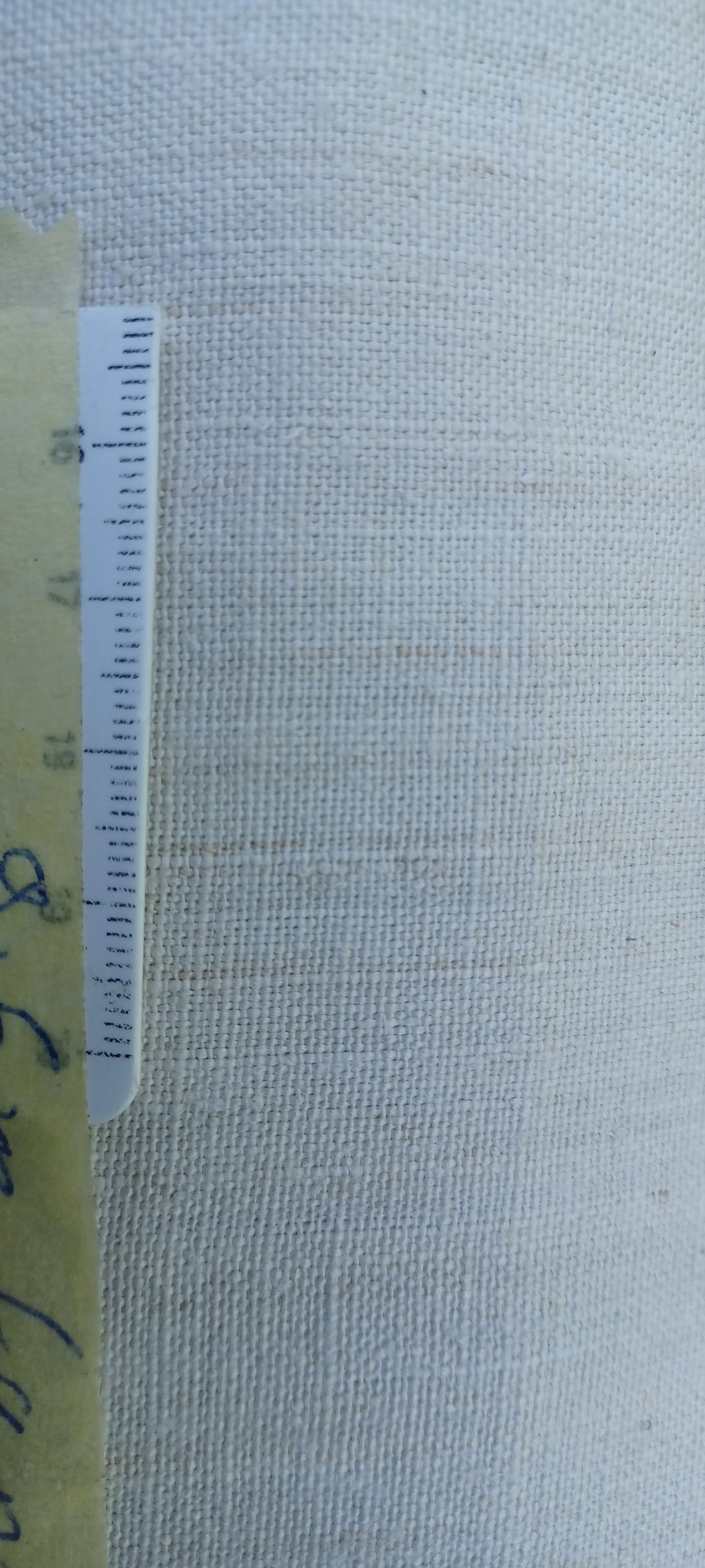 21.08 (9,6m x 0,72m x 0,65mm) Altes Bauern Leinen Landhaus Leinenstoff Leinenballen