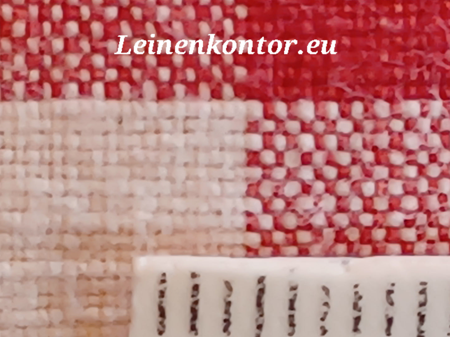 22.47 (7,3m x 0,72m x 0,5mm) Leinenballen kariert Vintage-Leinen Landhaus Leinenstoff Bauernleinen