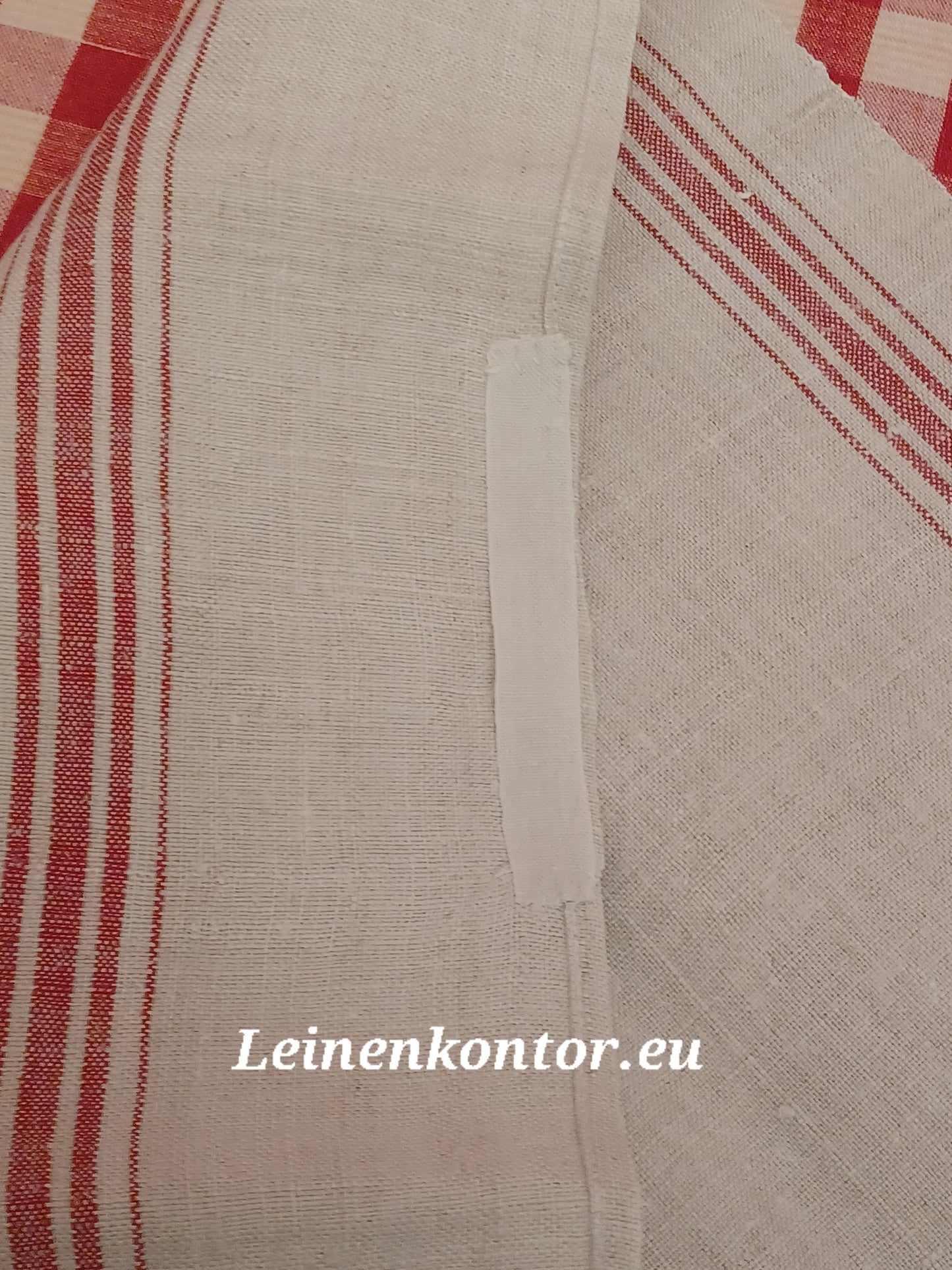 G1.06 (130cm x 28cm) Geschirrhandtuch Altes Bauerleinen Landhaus Leinenstoff Leinenhandtücher