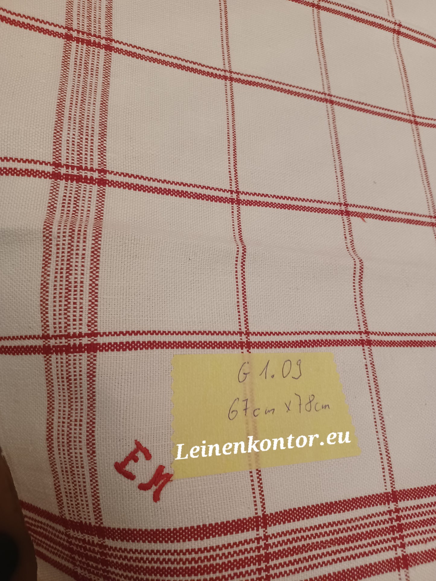 G1.09 (67cm x 78cm) Geschirrhandtuch Altes Bauerleinen Landhaus Leinenstoff Leinenhandtücher