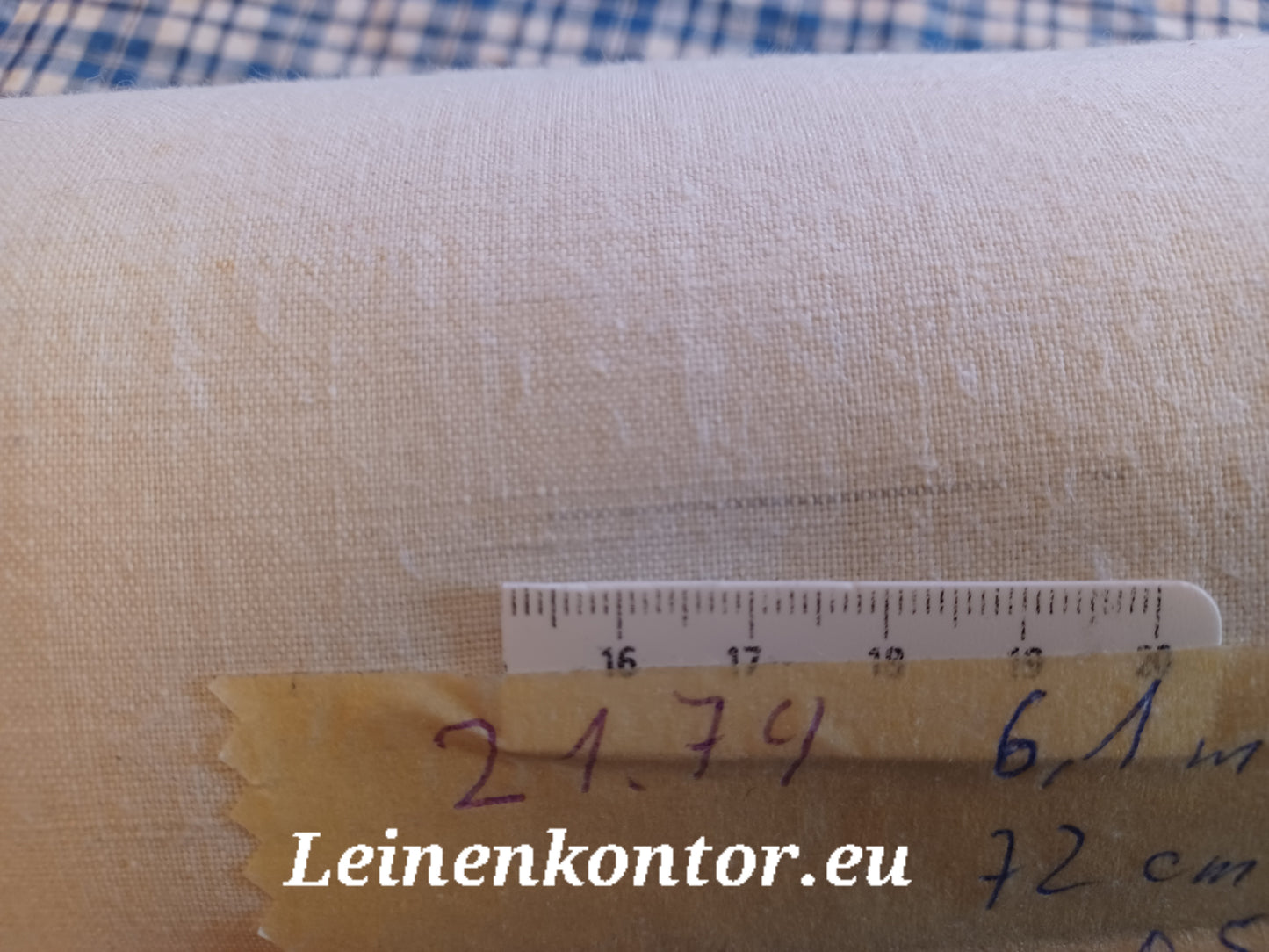 21.74 (6,1m x 0,72m x 0,55mm) Bauernleinen Linnen Leinenballen Leinen Landhaus Leinenstoff
