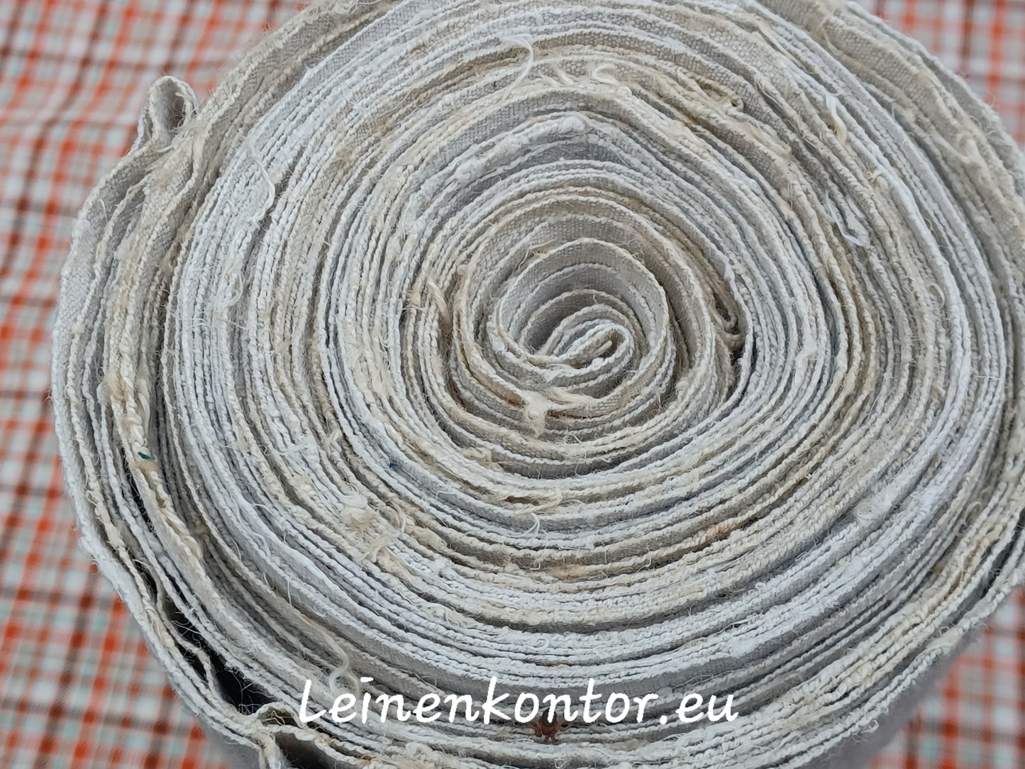 21.83 (7,9m x 0,70m x 0,55mm) Altes Bauernleinen Landhaus Leinenstoff Leinenballen