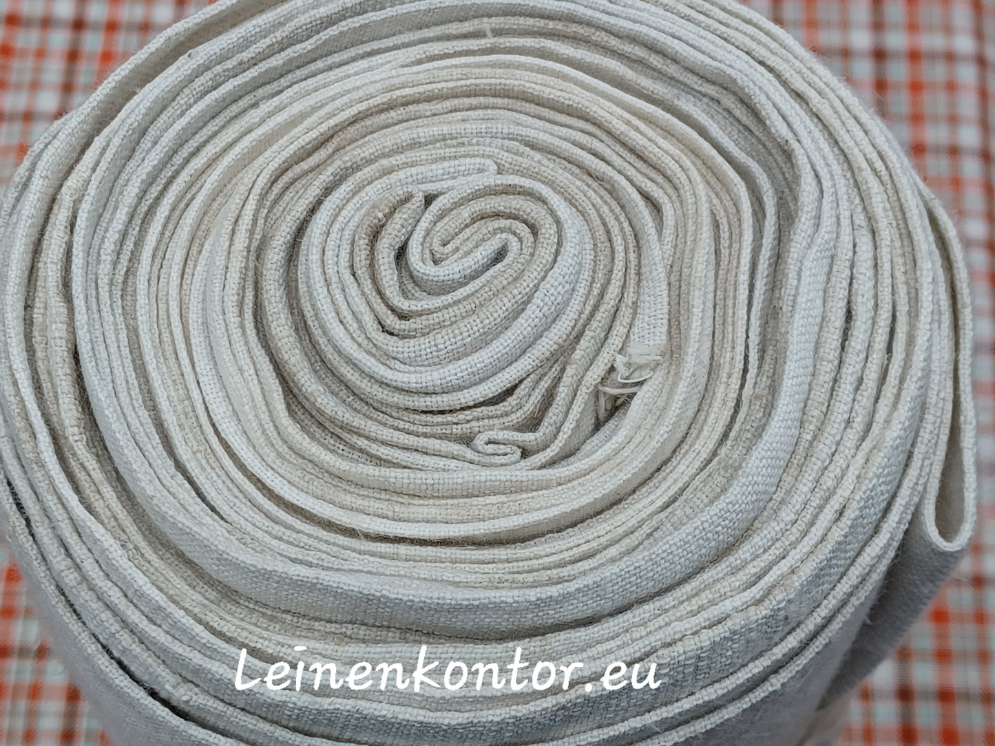 21.84 (8,8m x 0,64m x 0,45mm) Altes Bauernleinen Landhaus Leinenstoff Leinenballen