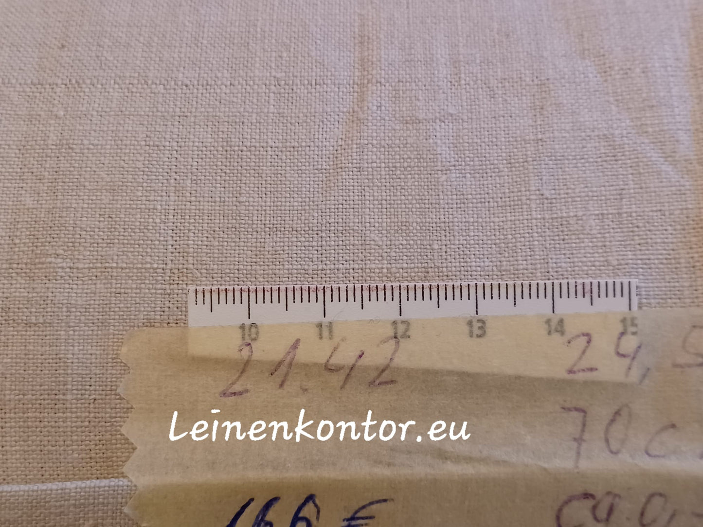 21.42 (24,5m x 0,7m x 0,5mm) Bauernleinen Linnen Leinenballen Leinen Landhaus Leinenstoff