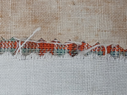27.55 13,9m x 0,67m x 0,5mm) Altes Bauernleinen Landhaus Leinenstoff Leinenballen