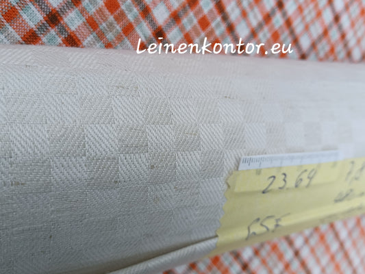 23.64 (7,8m x 0,48m x 0.8mm) Altes Bauernleinen Landhaus Leinenstoff Leinenballen