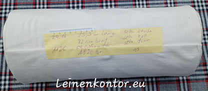 24.16 (15,3m x 0,72m x 0,35mm, 1820gr) Halbleinen Landhaus Leinenstoff Leinenballen