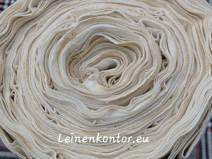 24.16 (15,3m x 0,72m x 0,35mm, 1820gr) Halbleinen Landhaus Leinenstoff Leinenballen