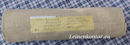 27.72 (4,2m x 0,80m x 0,6mm) Altes Bauernleinen Landhaus Leinenstoff Leinenballen