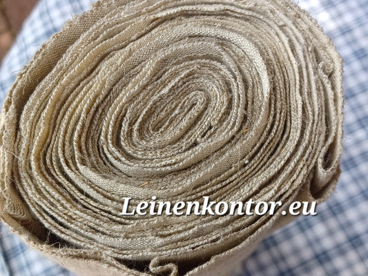27.72 (4,2m x 0,80m x 0,6mm) Altes Bauernleinen Landhaus Leinenstoff Leinenballen