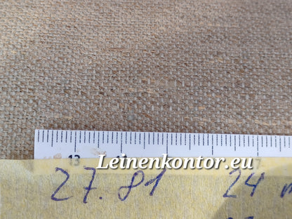 27.81 (24m x 0,67m x 0,35mm) Altes Bauernleinen Landhaus Leinenstoff Leinenballen