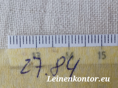 27.84 (16,7m x 0,52m x 0,5mm) Altes Bauernleinen Landhaus Leinenstoff Leinenballen