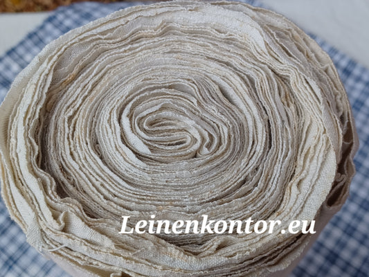 27.79 (7,4m x 0,85m x 0,5mm) Altes Bauernleinen Landhaus Leinenstoff Leinenballen