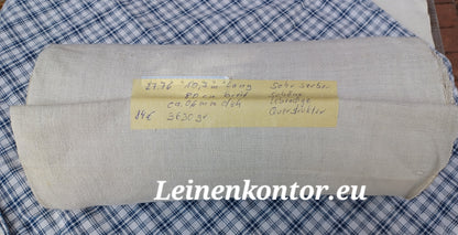 27.76 (10,3m x 0,80m x 0,6mm) Altes Bauernleinen Landhaus Leinenstoff Leinenballen