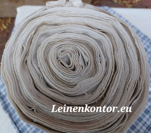 27.65 12,7m x 0,76m x 0,5mm) Altes Bauernleinen Landhaus Leinenstoff Leinenballen