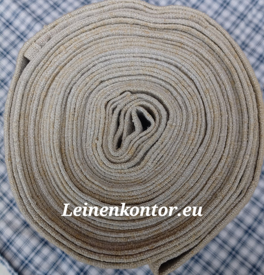 27.88 (8,3m x 0,61m x 0,9mm) Altes Bauernleinen Landhaus Leinenstoff Leinenballen
