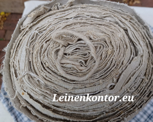 27.69 (13m x 0,72m x 0,6mm) Altes Bauernleinen Landhaus Leinenstoff Leinenballen