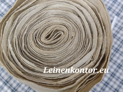 27.63 (8m x 0,72m x 0,6mm) Altes Bauernleinen Landhaus Leinenstoff Leinenballen
