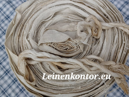 27.56 (15,6m x 0,73m x 0,5mm) Altes Bauernleinen Landhaus Leinenstoff Leinenballen