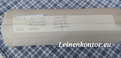 27.57 8m x 0,73m x 0,5mm) Altes Bauernleinen Landhaus Leinenstoff Leinenballen