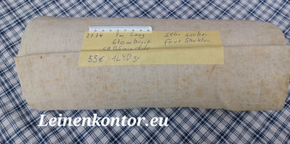 27.74 (7m x 0,67m x 0,5mm) Altes Bauernleinen Landhaus Leinenstoff Leinenballen