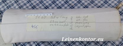 27.60 (5,5m x 0,69m x 0,5mm) Halbleinen Altes Bauernleinen Landhaus Leinenstoff Leinenballen