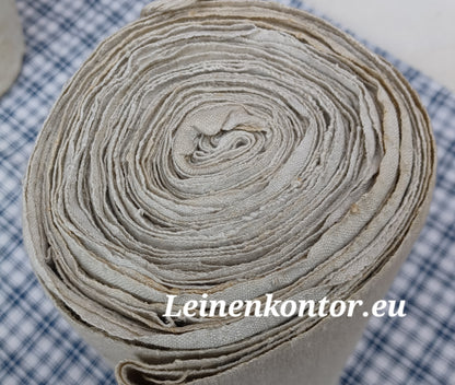 27.62 (9m x 0,65m x 0,5mm) Altes Bauernleinen Landhaus Leinenstoff Leinenballen