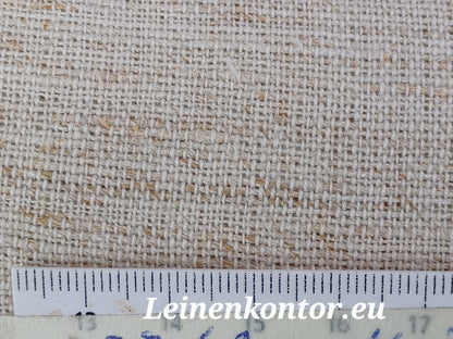27.68 (14,8m x 0,50m x 0,6mm) Altes Bauernleinen Landhaus Leinenstoff Leinenballen