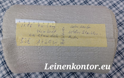 27.86 (7m x 0,46m x 1,1mm) Halbleinen Altes Bauernleinen Landhaus Leinenstoff Leinenballen