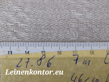 27.86 (7m x 0,46m x 1,1mm) Halbleinen Altes Bauernleinen Landhaus Leinenstoff Leinenballen