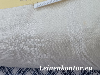 27.71 (6m x 0,67m x 0,4mm) Leinen Damast Altes Bauern Leinen Landhaus Leinenstoff Leinenballen