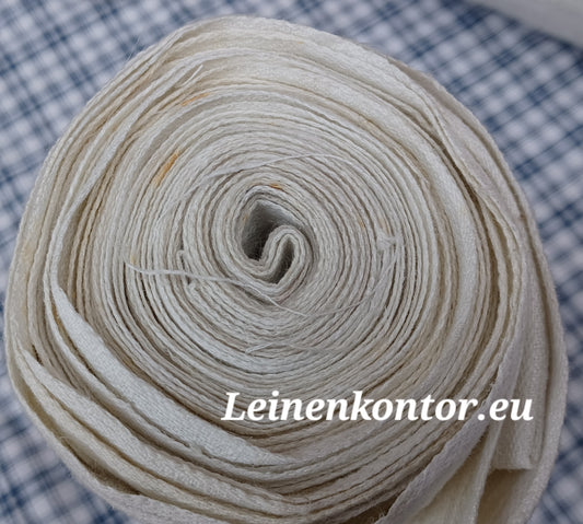 27.71 (6m x 0,67m x 0,4mm) Leinen Damast Altes Bauern Leinen Landhaus Leinenstoff Leinenballen