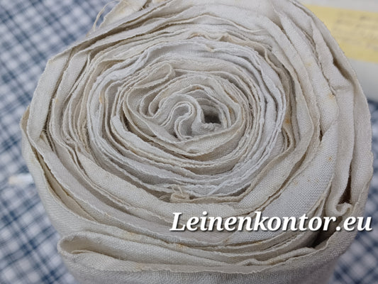 27.73 (6m x 0,70m x 0,5mm) Altes Bauern Leinen Landhaus Leinenstoff Leinenballen