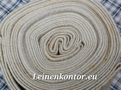 27.90 (6m x 0,44m x 0,7mm) Halbleinen Altes Bauernleinen Landhaus Leinenstoff Leinenballen