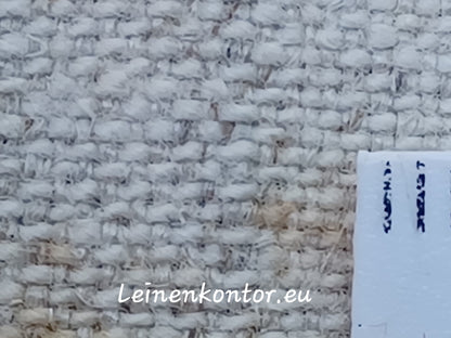 Leinenballen Vergrößerung Textur mit Millimetermaß