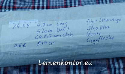 Leinenballen mit Etikett