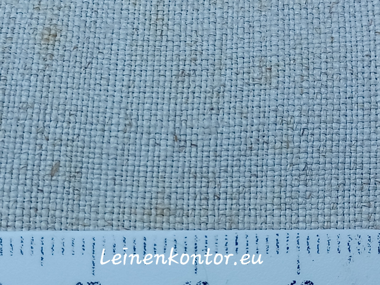 Leinenballen mit Millimeterskala 17 Fäden auf ein cm.