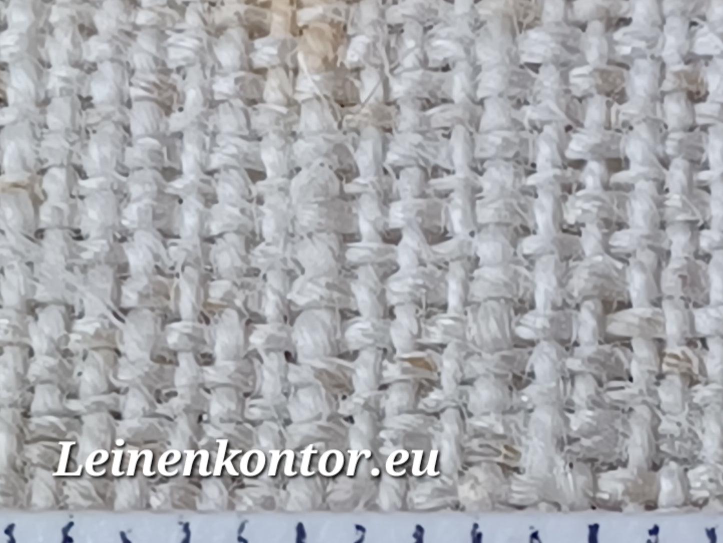 Scöne Leinenstruktur Textur mit Millimeterskala