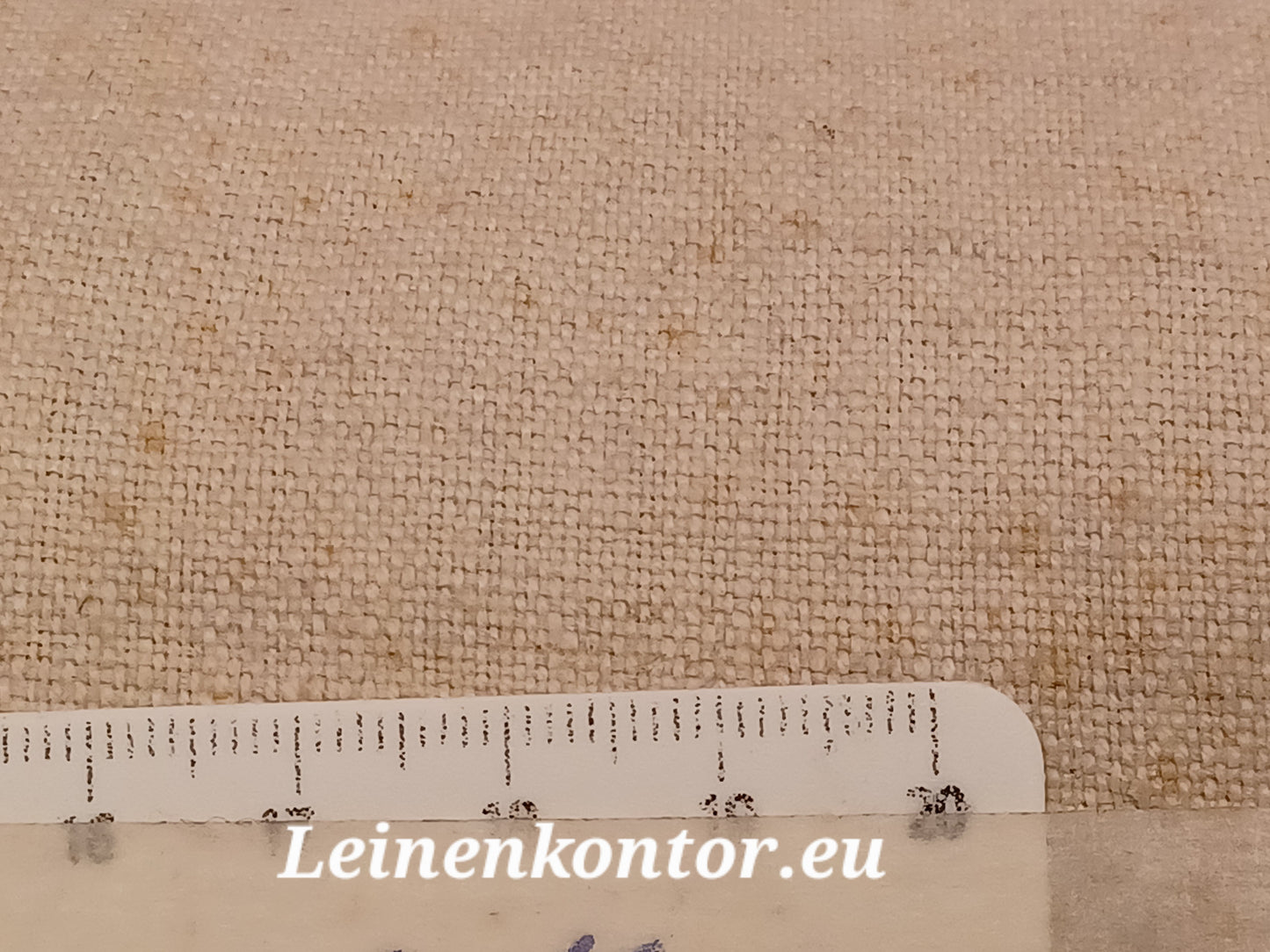 Leinenballen mit Millimeterskala 15 Fäden auf ein cm.