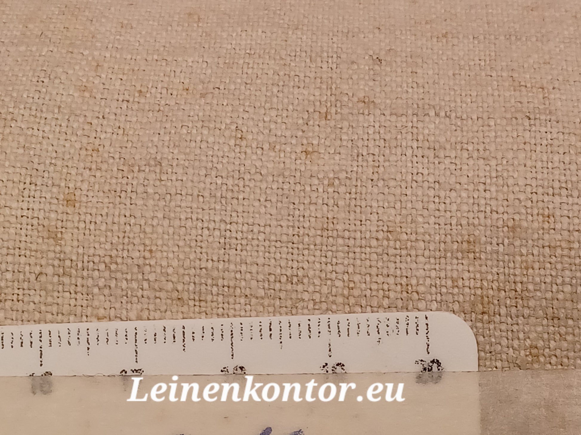 Leinenballen mit Millimeterskala 15 Fäden auf ein cm.