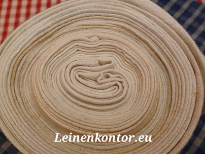 Leinenballen Ansicht gerollte Außenseite