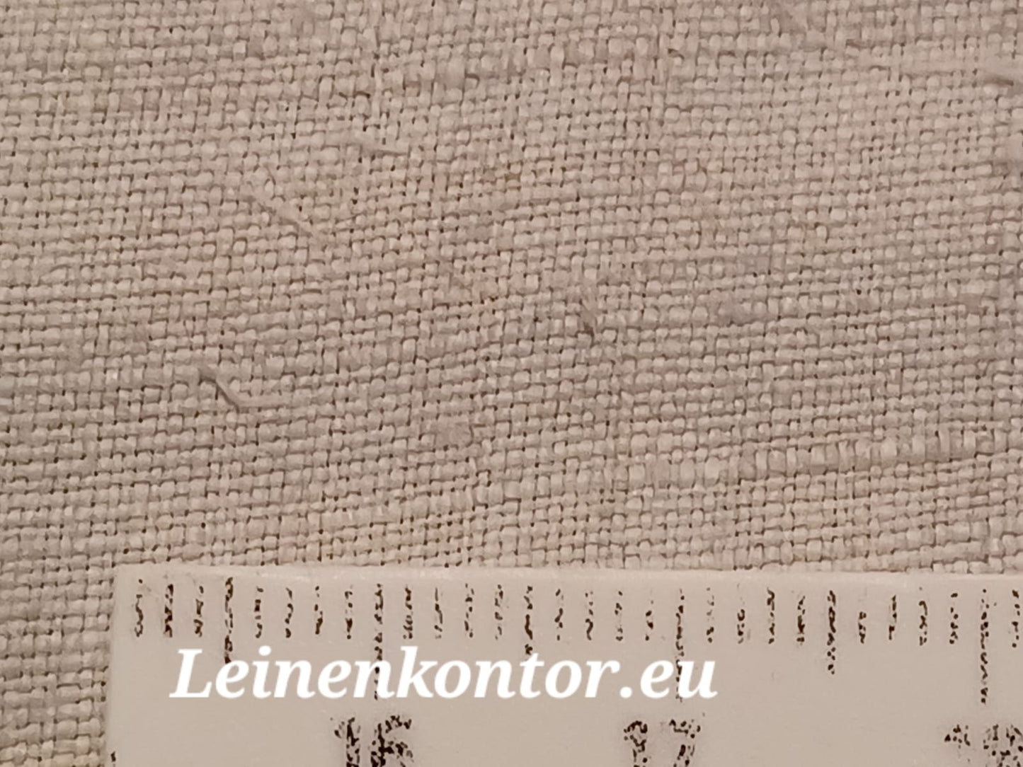 Leinenballen mit Millimeterskala 22 Fäden auf ein cm.