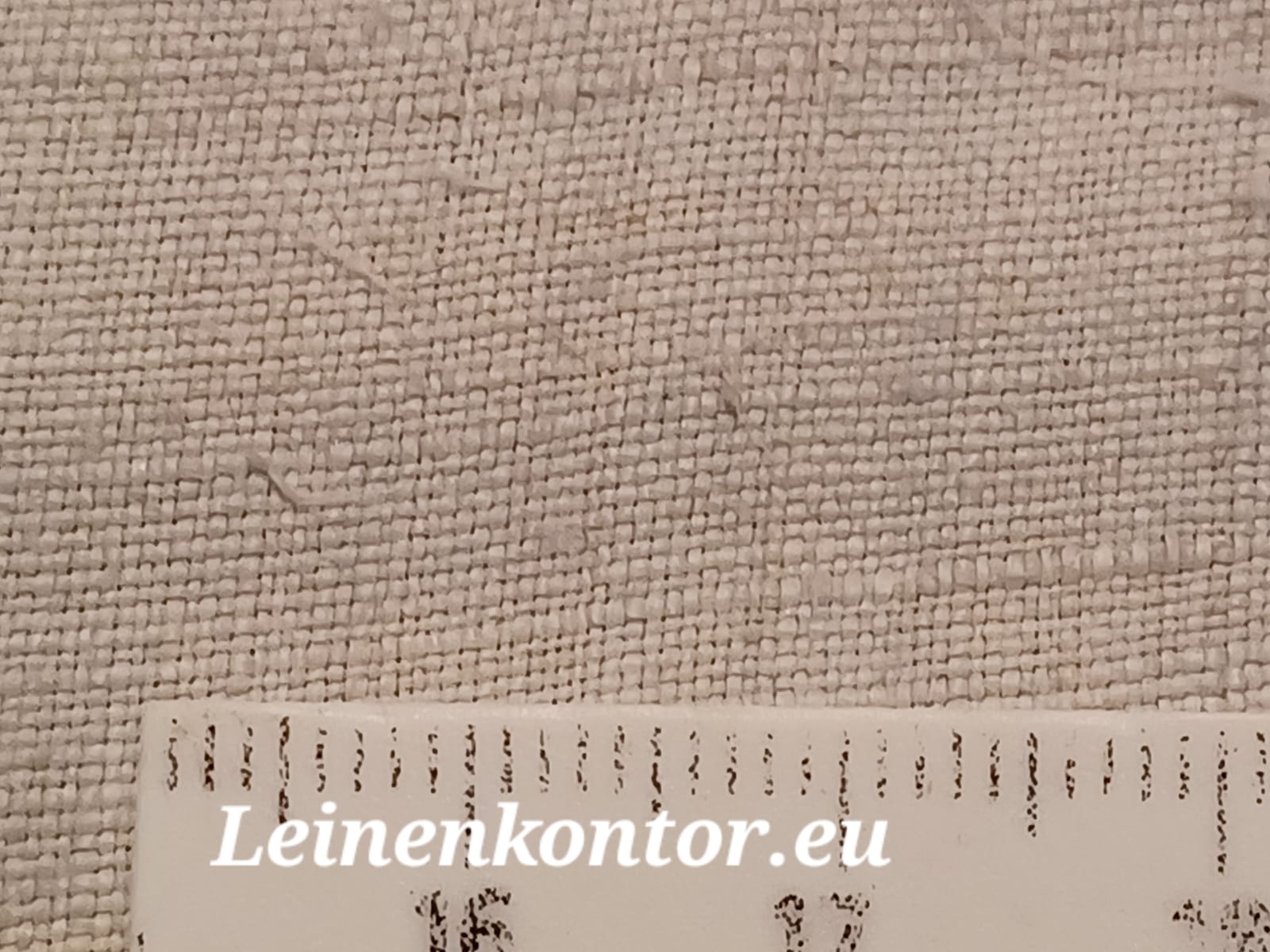 Leinenballen mit Millimeterskala 22 Fäden auf ein cm.