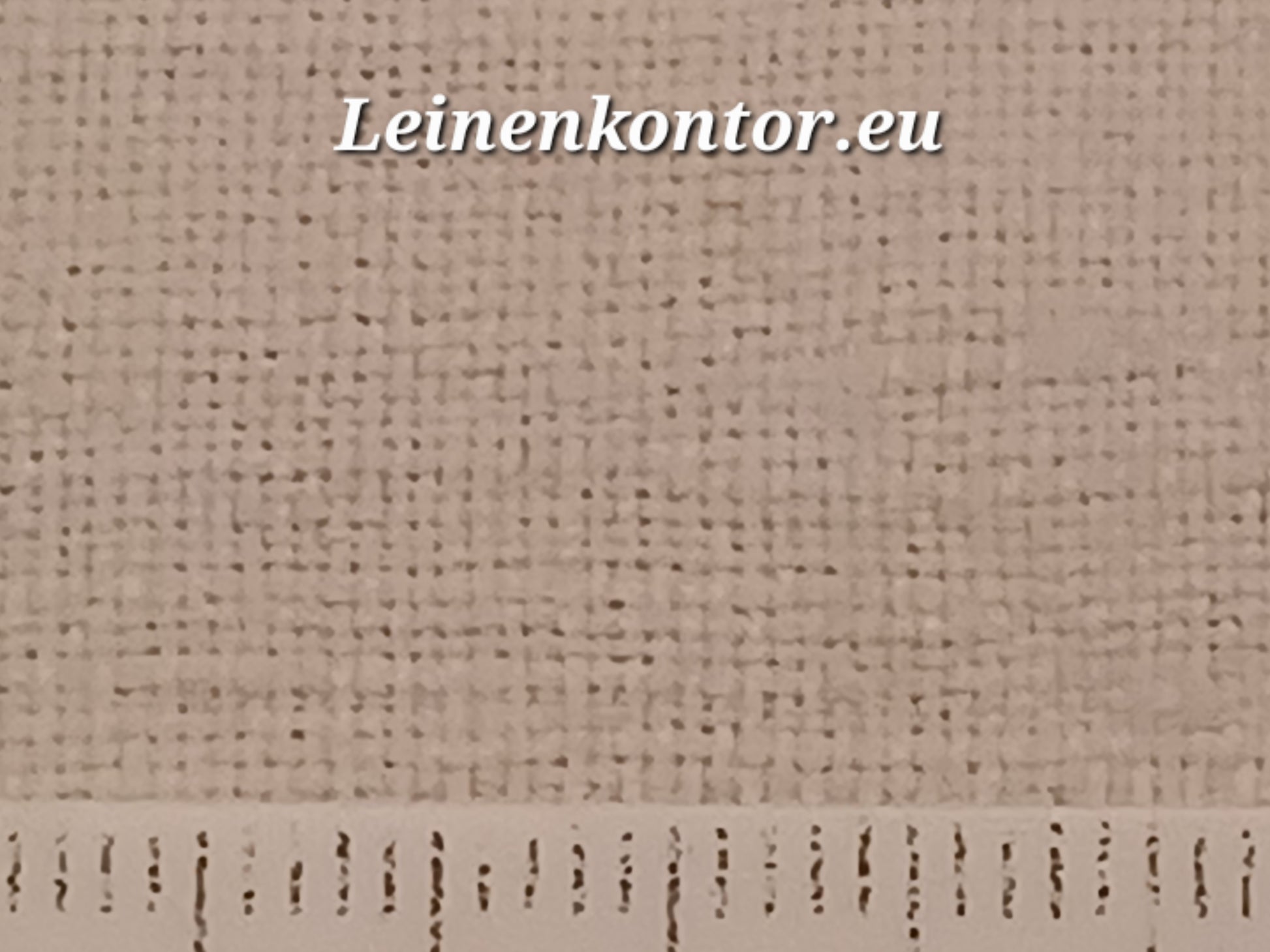 Leinenballen mit Millimeterskala 16 Fäden auf ein cm.
