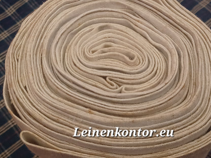 Leinenballen Ansicht gerollte Außenseite